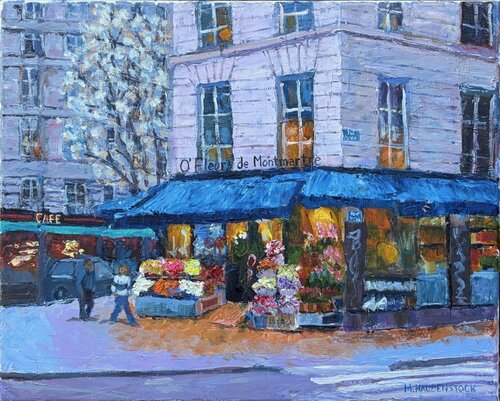 Fleurs De Montmartre von Mike Haubenstock, Malerei kaufen auf Singulart