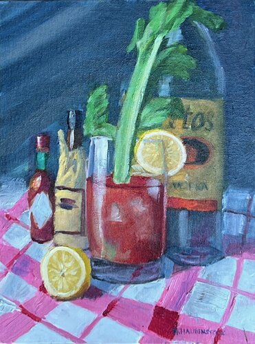 Bloody Mary von Mike Haubenstock, Malerei kaufen auf Singulart
