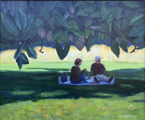Under The Magnolia de Mike Haubenstock, Pintura a la venta en Singulart