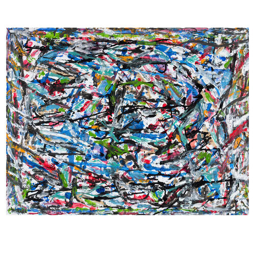 Labyrinth of colors par BERNARD FORESTIER, Œuvre sur papier en vente sur Singulart