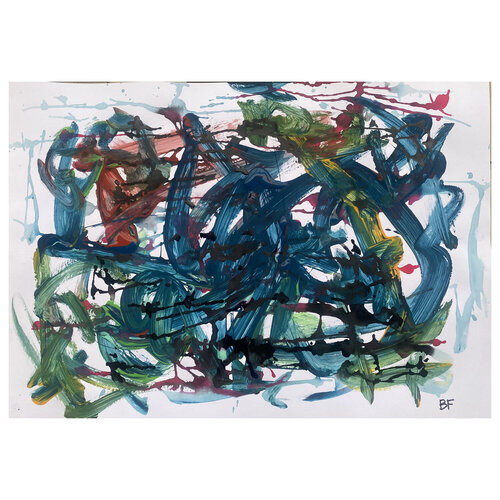 The garden of my hope by BERNARD FORESTIER, Work on Paper for Sale on Singulart