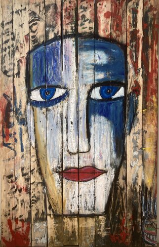 Cloué dans le bois van Eric Doisy, Schilderij te koop op Singulart