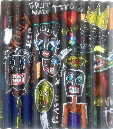 L'art is riot van Eric Doisy, Schilderij te koop op Singulart