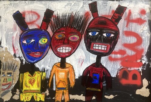 Trio incandescent van Eric Doisy, Schilderij te koop op Singulart