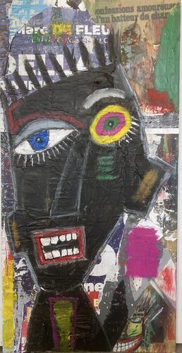 L'autre côté du mur van Eric Doisy, Schilderij te koop op Singulart