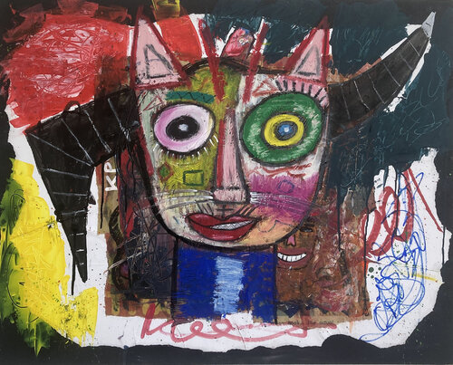 My cat di Eric Doisy, Pittura in vendita su Singulart
