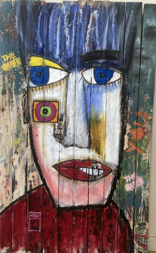 L'oeil et la cible van Eric Doisy, Schilderij te koop op Singulart