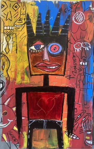 Gratter l'humain van Eric Doisy, Schilderij te koop op Singulart