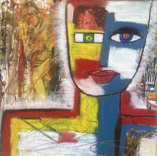 Rouge, jaune, bleu di Eric Doisy, Pittura in vendita su Singulart