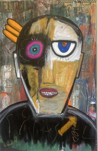 Visage réparé van Eric Doisy, Schilderij te koop op Singulart