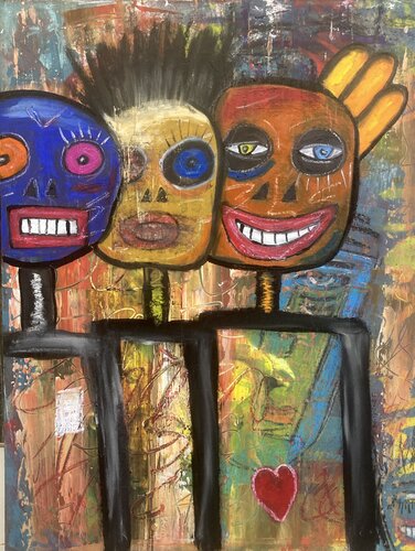 On sourit pour tenir de Eric Doisy, Pintura a la venta en Singulart