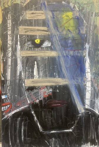 Silence en cage di Eric Doisy, Pittura in vendita su Singulart