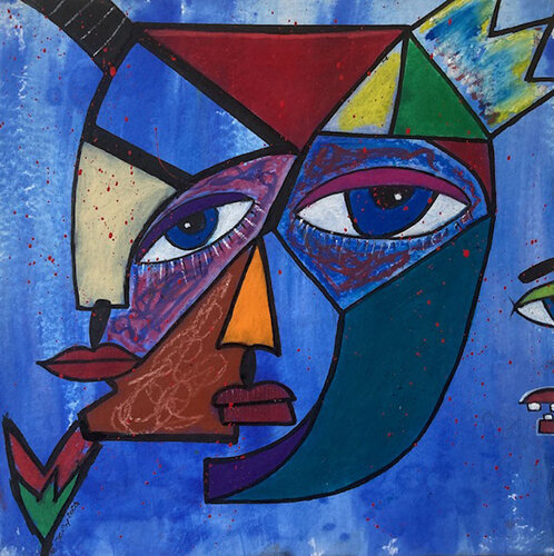 Blue von Eric Doisy, Malerei kaufen auf Singulart
