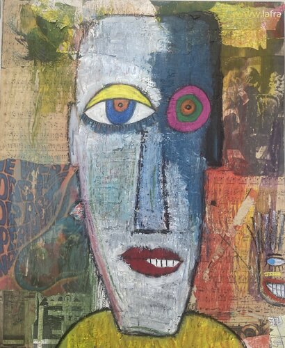 Le regard asymétrique van Eric Doisy, Schilderij te koop op Singulart