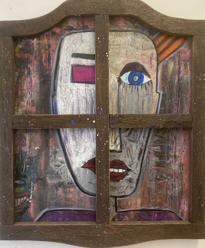 Voir / ne pas voir by Eric Doisy, Painting for Sale on Singulart