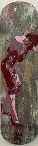La fille en rose by Eric Doisy, 회화 for Sale on Singulart