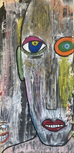 Visage en dérive van Eric Doisy, Schilderij te koop op Singulart