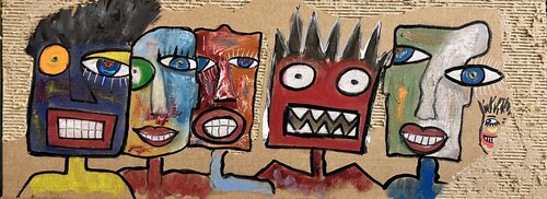 Tous là by Eric Doisy, Painting for Sale on Singulart