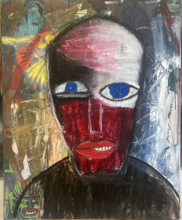 Masque de feu Eric Doisy