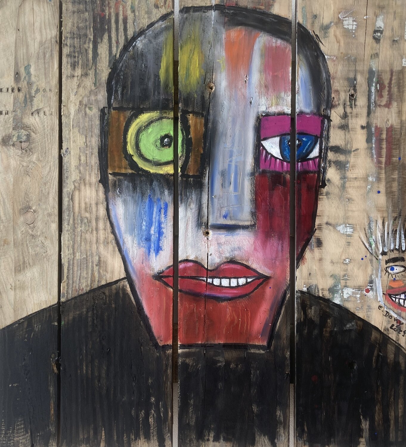 Visage fendu Eric Doisy