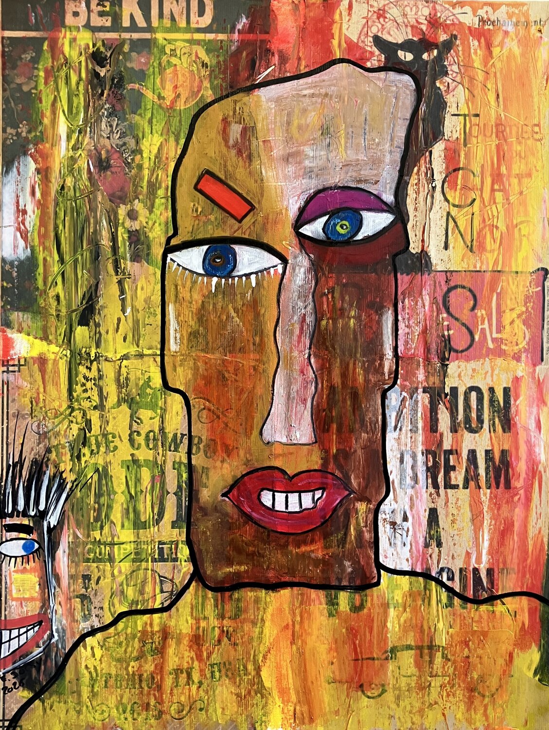 Présence accidentelle Eric Doisy Pintura original en venta