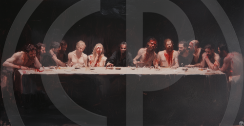 The Last Supper of Betrayal van Ceren Polat, Digitaal te koop op Singulart