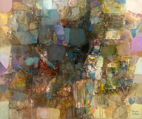 Abstraction von Niko Kherkeladze, Malerei kaufen auf Singulart