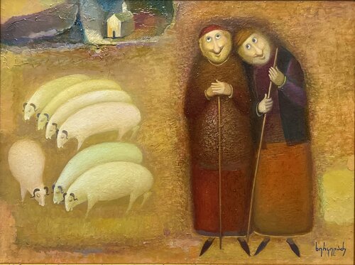 Kind shepherds von Niko Kherkeladze, Malerei kaufen auf Singulart