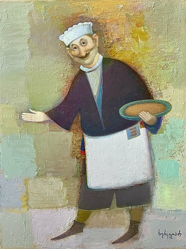 Welcome van Niko Kherkeladze, Schilderij te koop op Singulart