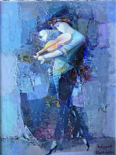 musician di Niko Kherkeladze, Pittura in vendita su Singulart