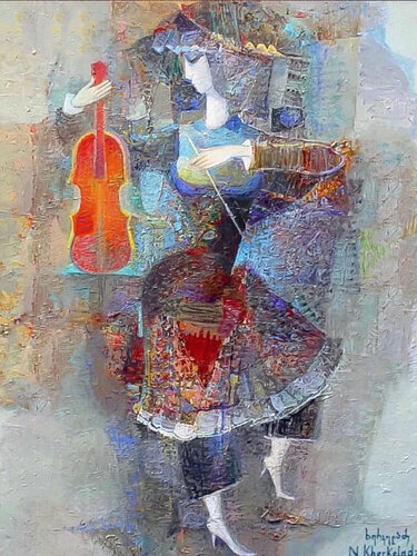 Woman di Niko Kherkeladze, Pittura in vendita su Singulart