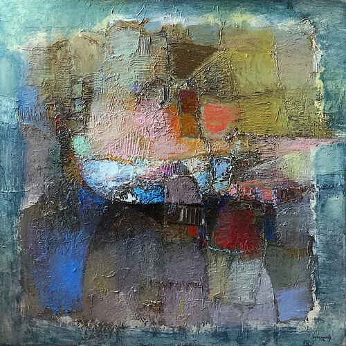 Abstraction van Niko Kherkeladze, Schilderij te koop op Singulart