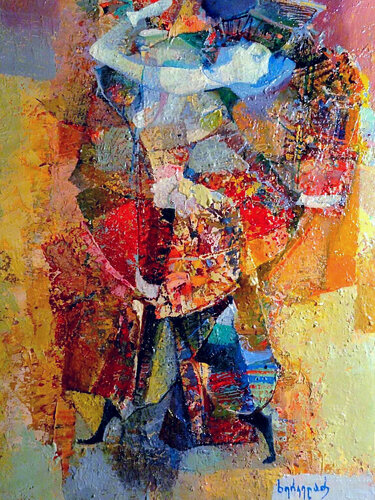 Woman di Niko Kherkeladze, Pittura in vendita su Singulart