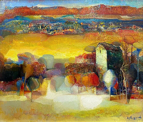 Landscape van Niko Kherkeladze, Schilderij te koop op Singulart