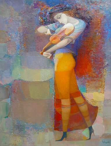 Music di Niko Kherkeladze, Pittura in vendita su Singulart