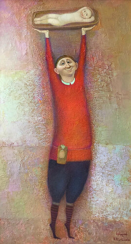 Boy-boy by Niko Kherkeladze, Painting for Sale on Singulart