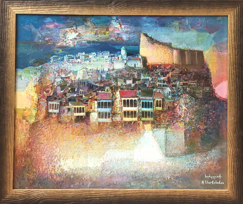 Old Tbilisi Narikala von Niko Kherkeladze, Malerei kaufen auf Singulart