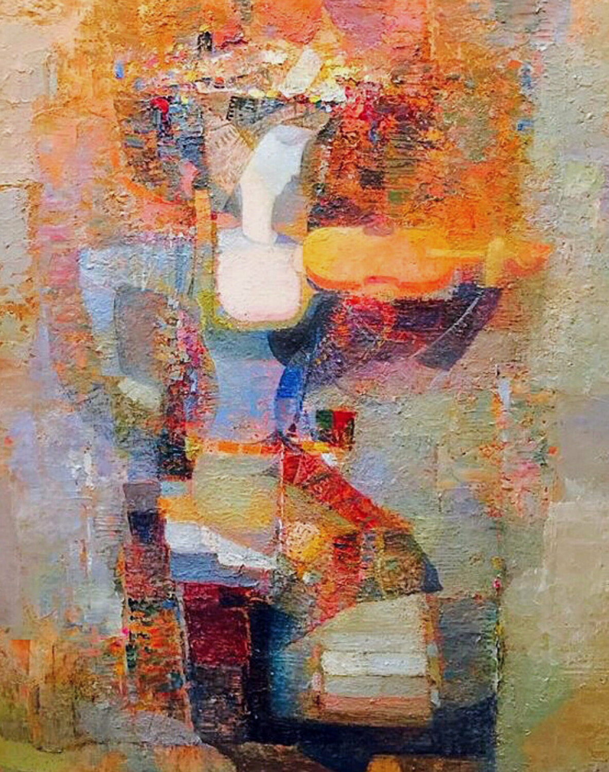 Woman with violin Niko Kherkeladze