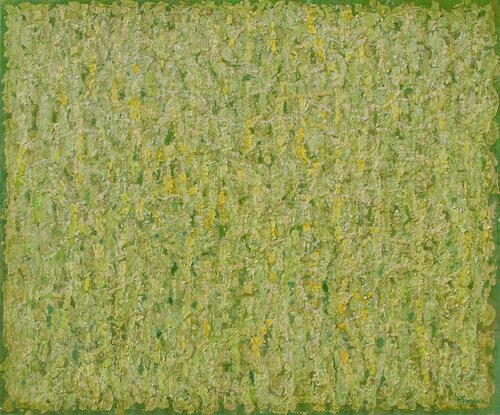 Grüner .Dschungel. van Angela Kushchyk, Schilderij te koop op Singulart