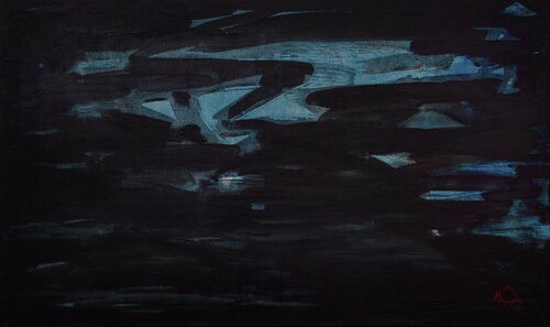 On the road. van Angela Kushchyk, Schilderij te koop op Singulart