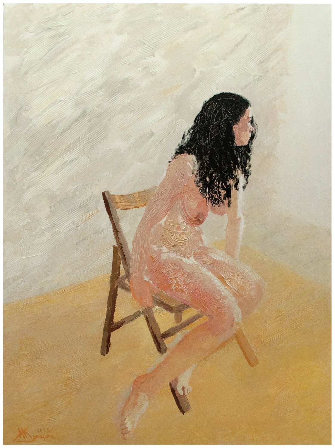 Nu.Portrait of Olya. Angela Kushchyk Originalgemälde zu verkaufen