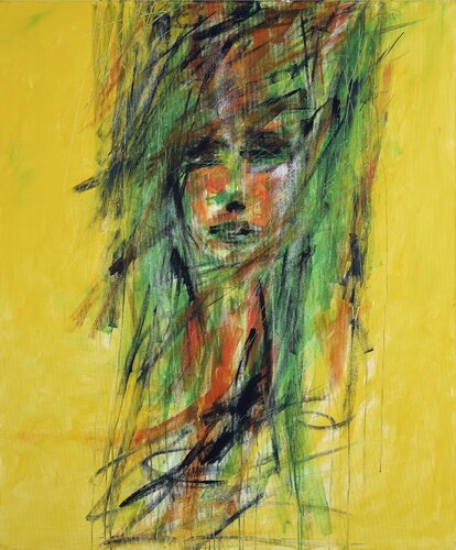 FACE 23 - COLORS AND SIGNS van Silvana Di Vora, Schilderij te koop op Singulart