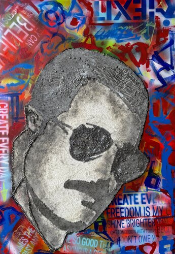 FREDDIE MERCURY POP ART par Silvana Di Vora, Sculpture en vente sur Singulart