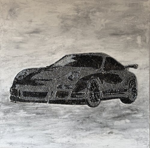 PORSCHE 911 GT3 RS - ICON CAR par Silvana Di Vora, Sculpture en vente sur Singulart