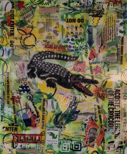 THE NEW CROCODILE - Omaggio a Rene' Lacoste by Silvana Di Vora, Sculpture for Sale on Singulart