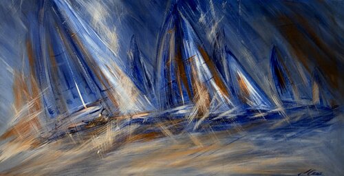 MARE - VENTO E LIBERTA' by Silvana Di Vora, Painting for Sale on Singulart