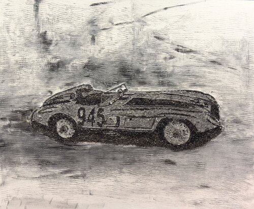MERCEDES SLR 300 Mille Miglia - LA BELLEZZA by Silvana Di Vora, 彫刻 for Sale on Singulart