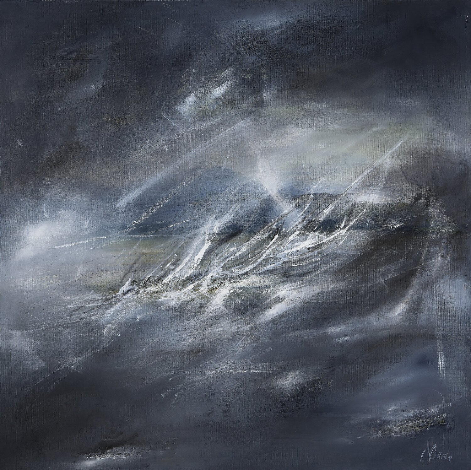 STORM - LIGHTS AND SHADOWS Silvana Di Vora Original painting for sale