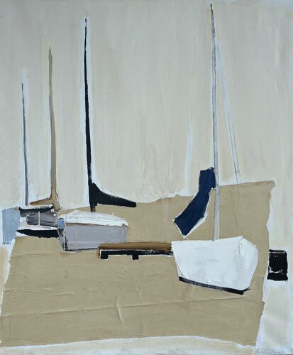 Sailingboats I. de Anna Riabchevskaia, Pintura a la venta en Singulart