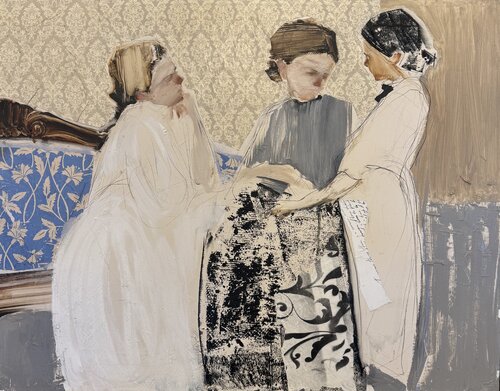 Three Sisters van Anna Riabchevskaia, Schilderij te koop op Singulart